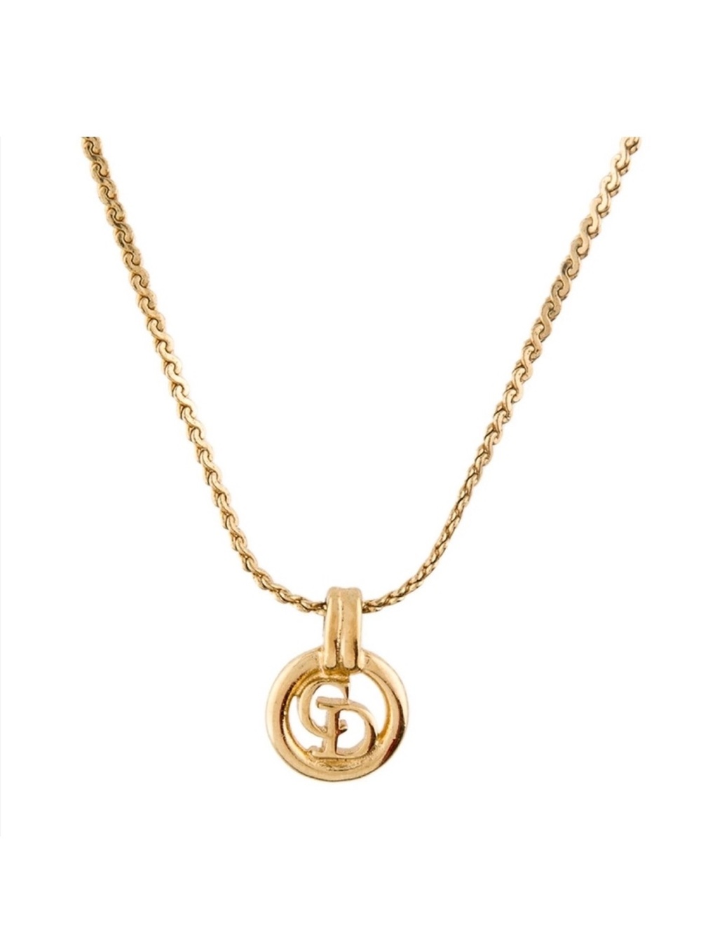 Christian DIOR Gold Necklace